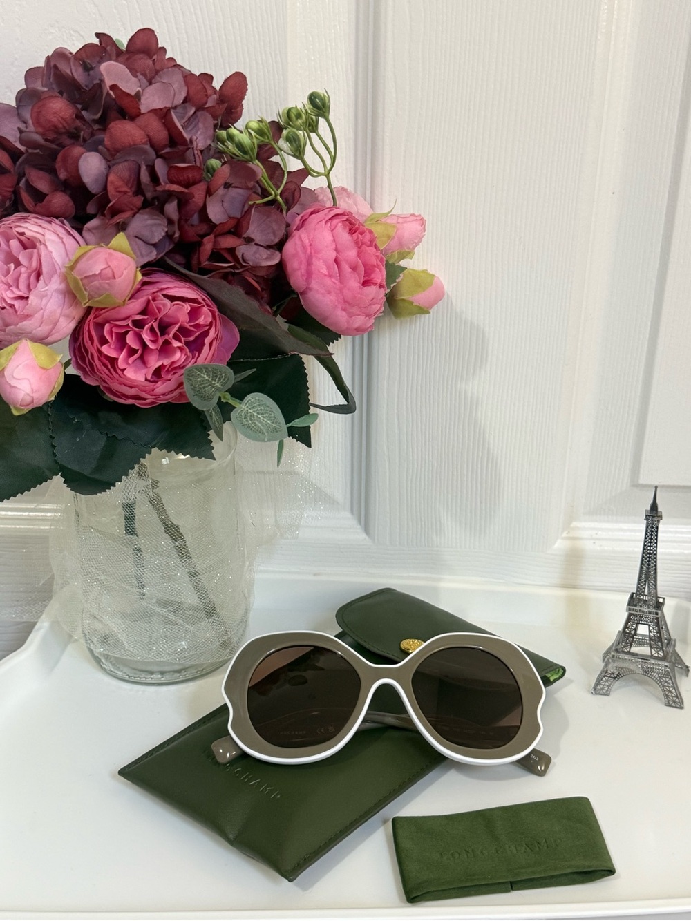 Longchamp Brown Gray Sunglasses